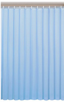 Zasłonka 180x180cm, winyl, niebieska