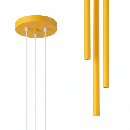 Lampa wisząca PASTELO 3P żółta