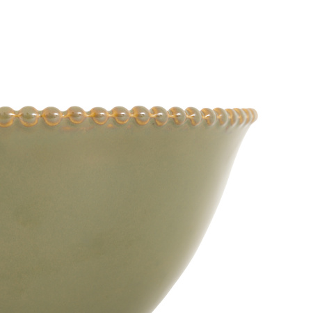 Organic Beaded Bowl Olive (4pk) 160x70mm