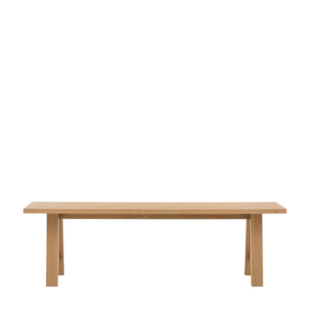Eton Trestle Dining Bench Natural 1500x380x450mm