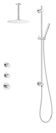 Silhouet SR2 Podtynkowy termostatyczny zestaw prysznicowy chrom