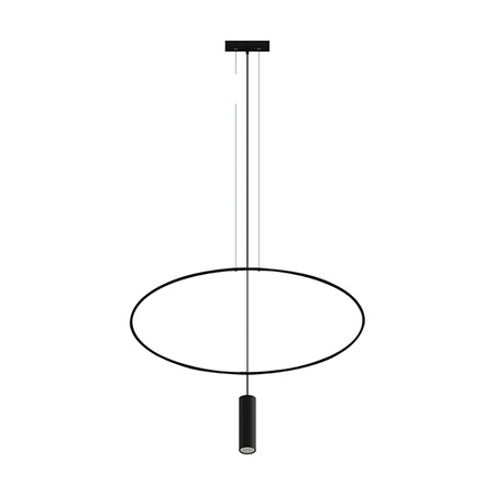 Lampa wisząca HOLAR 1 czarna