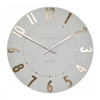 Mulberry Wall Clock Silver Cloud 20in
