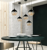 LAMPA WISZĄCA LOFT INDUSTRIALNA CZARNA ALBION