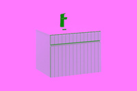 Zestaw meblowy 60cm z umywalką meblową SKY