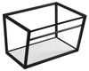 SKA konsola pod umywalkę z półką 600x400x460mm, czarny mat