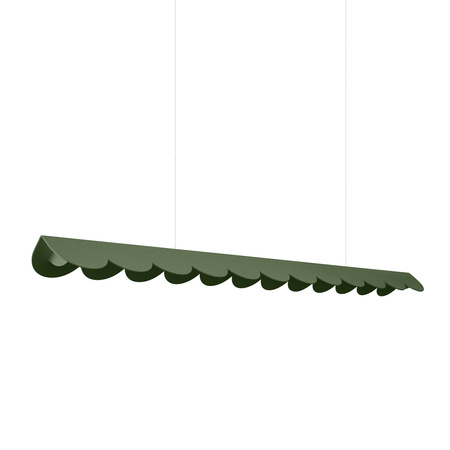 Lampa wisząca BISCUIT zielona oliwka LED 3000K