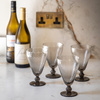 Swirl Wine Glass Smoked Grey (4pk) 92x92x145mm