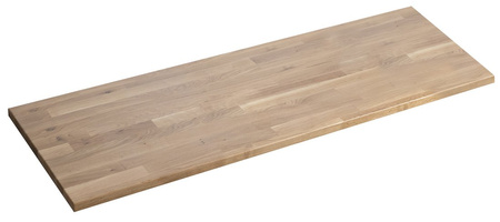 Blat WOODY 1206x28x463mm, lite drewno dąb naturalny