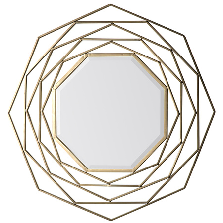 Lustro Estella złote 910 x 910 mm