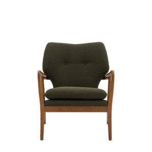 Fotel Jensen zielony 730 x 710 x 850 mm