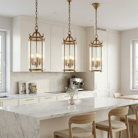 LAMPA WISZĄCA LOFT MOSIĘŻNA BOSTON W3