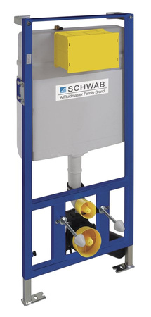 SCHWAB DUPLO WC 199 spłuczka podtynkowa do montażu na sucho 3/6l, DN110mm