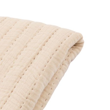 Alcove Gauze Bedspread Taupe 2600x2400mm