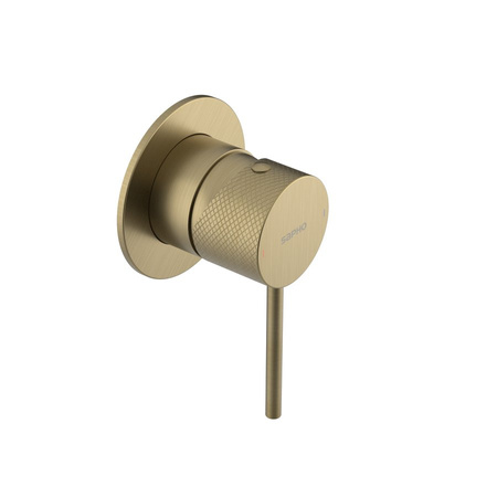 ULTRASAN bateria prysznicowa podtynkowa, 1 wyjście, złoty mat