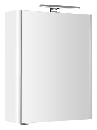 LUCIE szafka z lustrem z oświetleniem LED, 55x70x17cm, biała