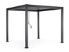 Pergola ogrodowa BIZZOTTO OCEAN 3X3 – antracytowy