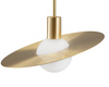 Lampa wisząca JUPITER złota 30 cm