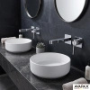 Bateria umywalkowa podtynkowa, chrom