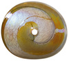 DECORA NERO MURANO umywalka szklana nablatowa, 51x45cm, owalne, ivory/topaz
