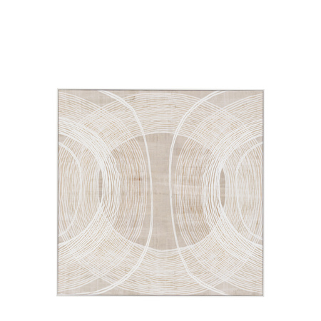 In the Round Framed Canvas 895x35x895mm