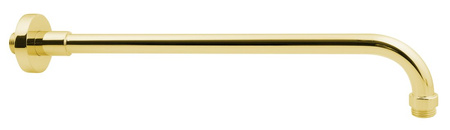 Ramię prysznicowe okrągły, 350mm, złoto