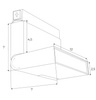 Maxlight M0007Z Lampa Magnetyczna Łamana System Zigbee 6W 323LM 2700/5000K