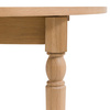 Eton Round Ext Dning Table Natural 1100/1500x750mm