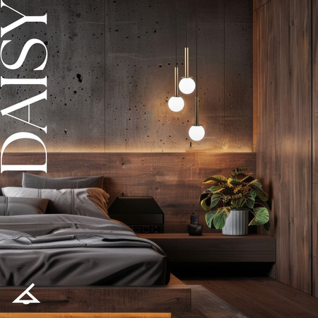 DAISY 3 złoty/transparentny