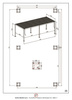 Pergola ogrodowa BIZZOTTO OCEAN 3,6X7,2 – antracytowy