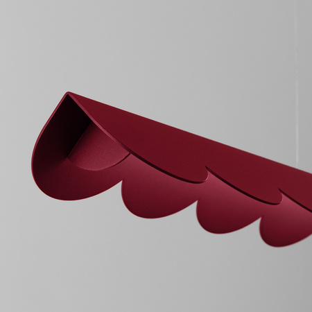 Lampa wisząca BISCUIT burgund LED 4000K
