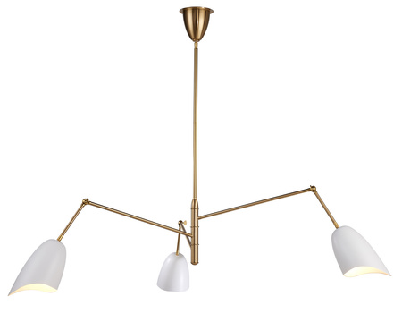 Lampa wisząca RAGNO biała 150 cm