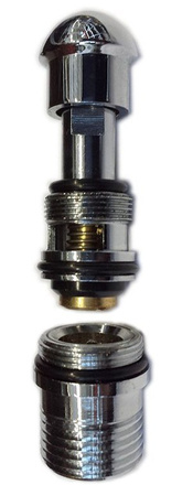 Przełącznik z pilotem do baterii wanowej, chrom