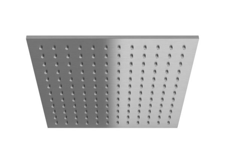 AXEL BRUSHED NICKEL Deszczownica kwadratowa 25 x 25 cm grafit
