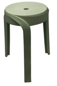 STAN taboret łazienkowy, średnica 30cm, verde