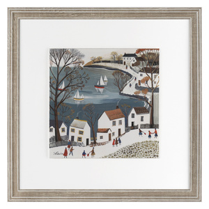 By the Bay Framed Art 420x15x420mm
