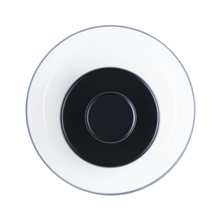 Lampa ścienna DISCO 23 cm - LED, szkło, czarna