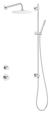 Silhouet DR1 - Podtynkowy termostatyczny zestaw prysznicowy chrom