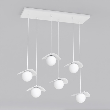 FLORA 6 WHITE OPAL