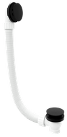 Zestaw odpływowy, klik-klak, długość 1200mm, korek 72mm, czarny mat