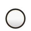 Pisa Round Mirror Black 800x40x800mm