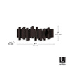 UMBRA wieszak na ubrania STICKS 5 espresso