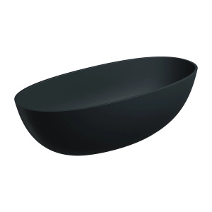 SHELL M+ wanna wolnostojąca, 175 x 78 cm, black lava mat