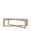 Panelled Coffee Table 1200x550x400mm