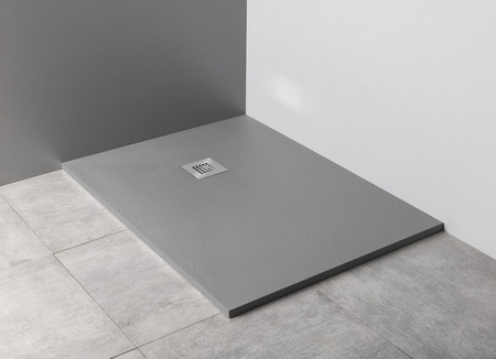 MITIA brodzik prysznicowy kompozytowy 160x90cm, szary