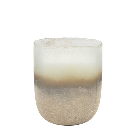 Mercury Candle White/Silver Medium Amber & Lily