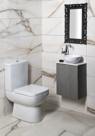 SAMBLUNG lustro w ramie, 40x70cm, czarny