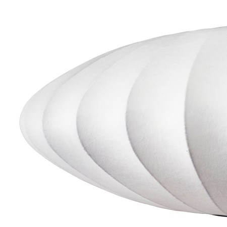 Lampa wisząca SILK FLAT biała 50 cm - nowoczesna i minimalistyczna