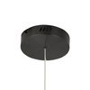 Lampa wisząca CIRCLE 2 60+80 cm - LED, ringi tytan szczotkowany na 1 podsufitce