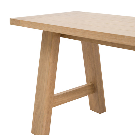 Eton Trestle Dining Bench Natural 1500x380x450mm
